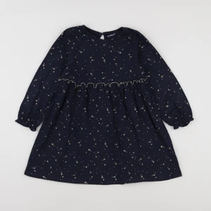 Vertbaudet - robe bleu, or - 5 ans