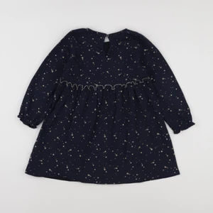 Vertbaudet - robe bleu, or - 5 ans