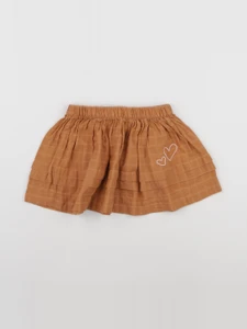 Vertbaudet - jupe marron - 18 mois