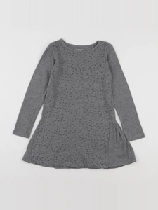 Vertbaudet - robe gris - 6 ans