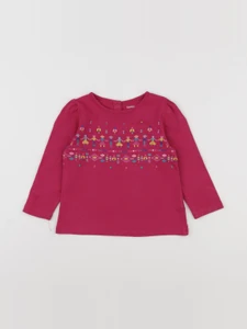 Boutchou - tee-shirt rose - 12 mois