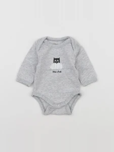 Vertbaudet - body gris - 0 mois
