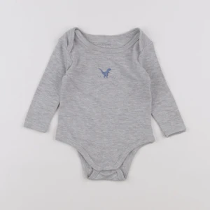 Vertbaudet - body gris - 6 mois