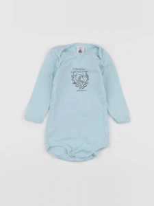 Petit Bateau - body bleu - 6 mois