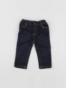 Petit Bateau - jean bleu - 6 mois