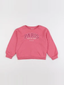 Vertbaudet - sweat rose - 6 ans