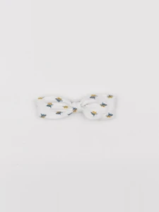 Petit Bateau - bandeau blanc - 6/9 mois