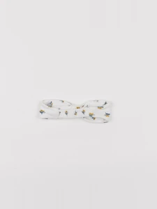 Petit Bateau - bandeau blanc - 6/9 mois