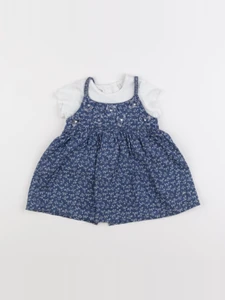 IKKS - robe bleu - 12 mois