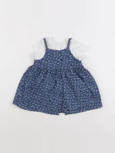 IKKS - robe bleu - 12 mois