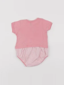 Petit Bateau - combinaison rose - 3 mois
