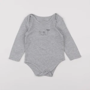 Vertbaudet - body gris - 6 mois