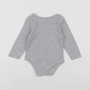 Vertbaudet - body gris - 6 mois