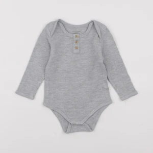 Vertbaudet - body gris - 6 mois