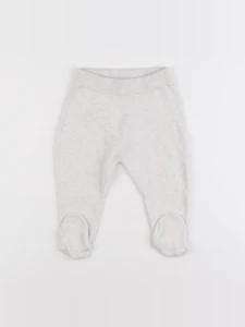 H&M - legging beige - 6/9 mois