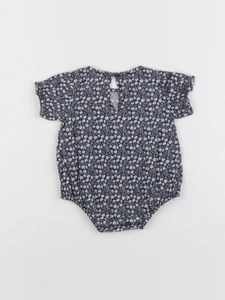 Mango - combinaison bleu - 1/3 mois