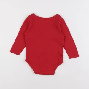 Vertbaudet - body rouge - 12 mois