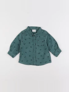 Tape à l'oeil - chemise vert - 6 mois