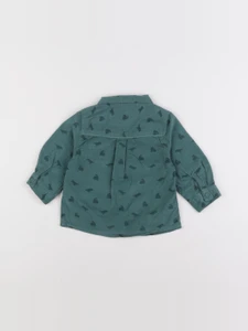 Tape à l'oeil - chemise vert - 6 mois