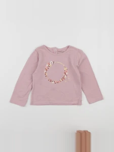 Vertbaudet - tee-shirt rose - 24 mois