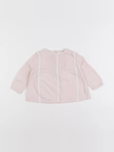 Boutchou - blouse rose - 9 mois