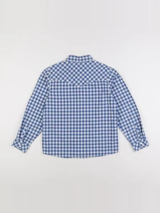Petit Bateau - chemise bleu - 10 ans