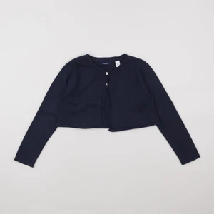 Okaidi - gilet bleu, argent - 8 ans