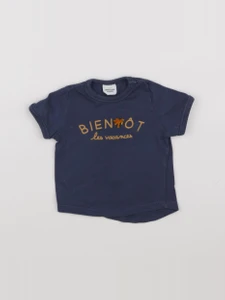 Tape à l'oeil - tee-shirt bleu - 6 mois