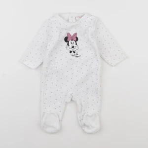 Vertbaudet - pyjama velours blanc - 3 mois