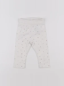 H&M - legging beige - 6/9 mois