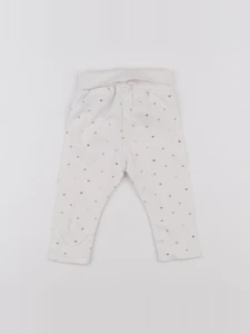 H&M - legging beige - 6/9 mois
