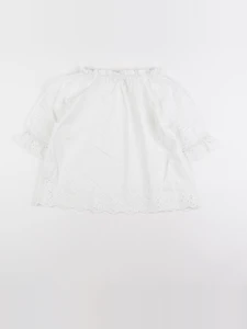 Monoprix - blouse blanc - 8 ans