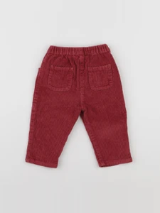 Cyrillus - pantalon rouge - 12 mois