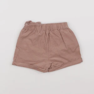 Vertbaudet - short beige, rose - 2 ans