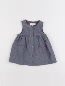 Cadet Rousselle - robe bleu - 3 mois
