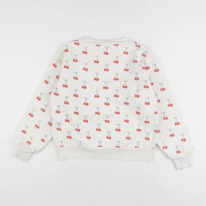 The animals observatory - sweat beige, rouge - 8 ans