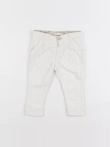 Zara - pantalon doublé beige - 6/9 mois