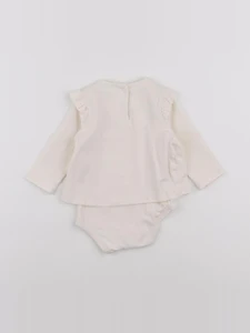 Vertbaudet - body tee-shirt blanc - 6 mois