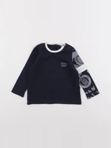 IKKS - tee-shirt bleu - 12 mois