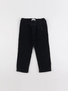 Mango - pantalon doublé bleu - 18/24 mois