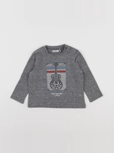 IKKS - tee-shirt gris - 12 mois