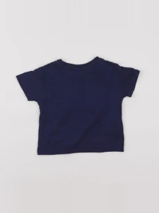 Mango - tee-shirt bleu - 9/12 mois