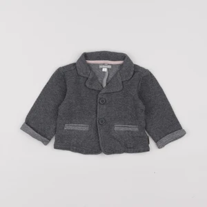 Vertbaudet - veste gris - 12 mois