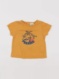 Tape à l'oeil - tee-shirt jaune - 9 mois
