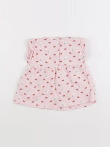 Vertbaudet - tee-shirt rose - 6 mois