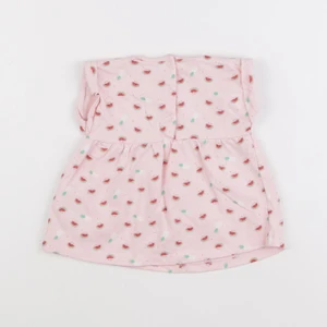 Vertbaudet - tee-shirt rose - 6 mois