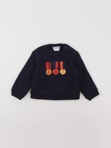 Jacadi - sweat bleu - 18 mois