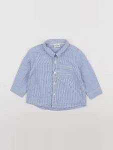 Tape à l'oeil - chemise bleu - 12 mois