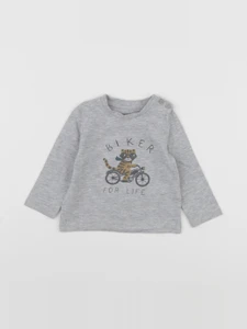 Vertbaudet - tee-shirt gris - 9 mois