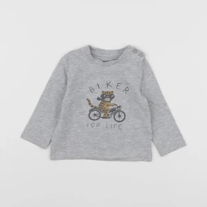 Vertbaudet - tee-shirt gris - 9 mois